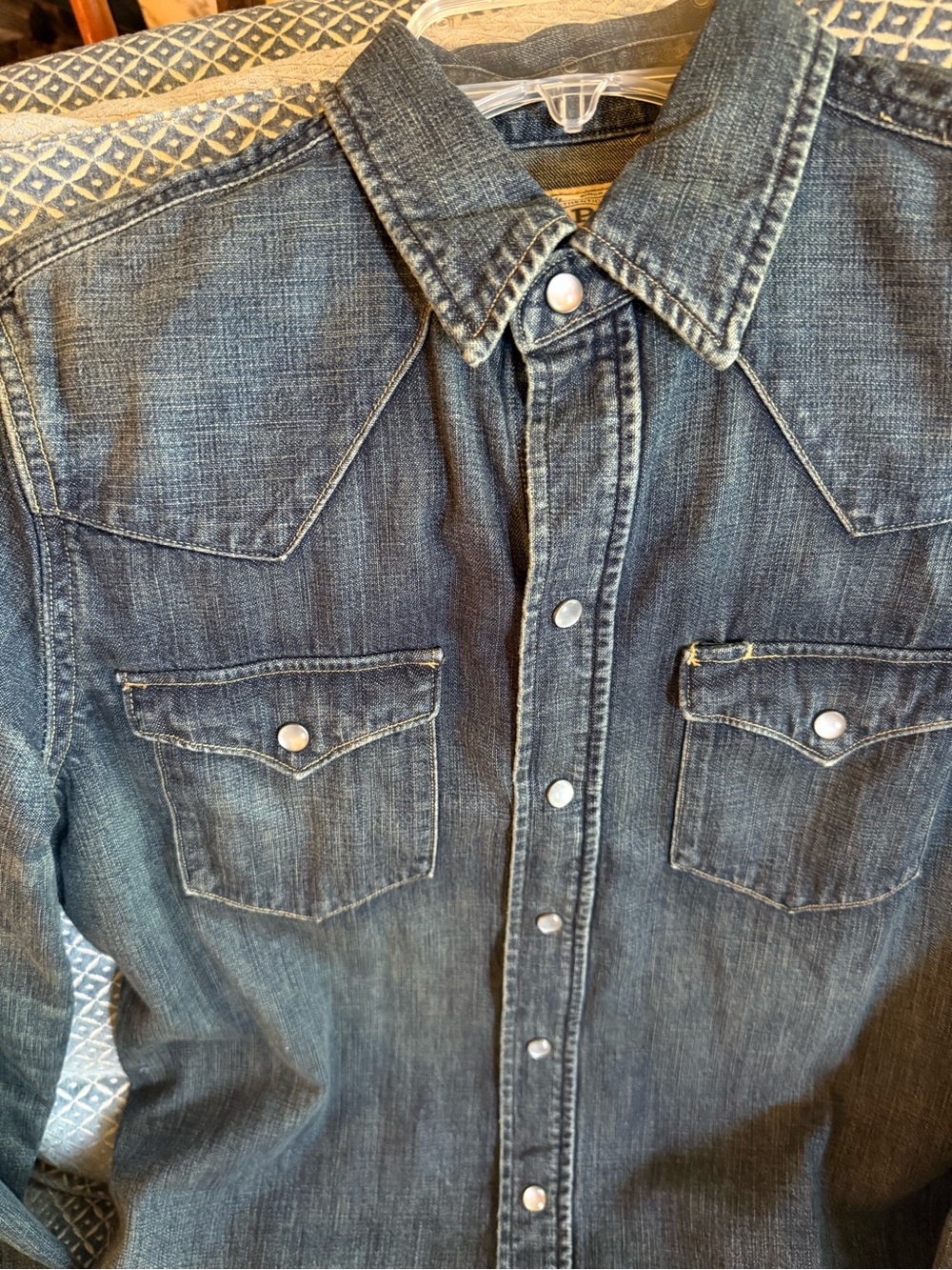 Ralph Lauren Polo Western style denim shirt, size small - Picture 4 of 6